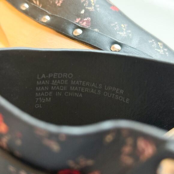 Aerosoles x Laura Ashley Pedro Floral Wooden Clogs Size 7.5 - Picture 8 of 9